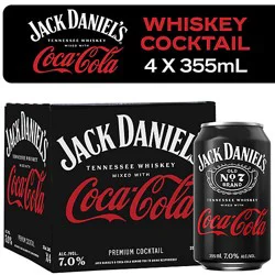 Jack Daniel's And Coke In Can - 4-12 Fl. Oz.