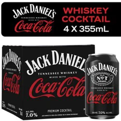 Jack Daniel's And Coke In Can - 4-12 Fl. Oz.
