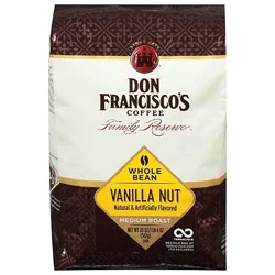 Don Francisco's Vanilla Nut Whole Bean Coffee Large Bag - 20 Oz