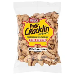 Herr's Red Pepper Pork Cracklin Dippers - 3 Oz