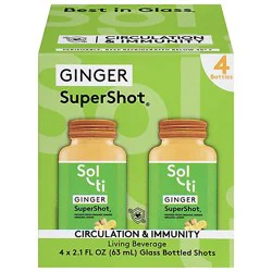 Sol-Ti Ginger Supershot 4 Pack - 2.1 Oz