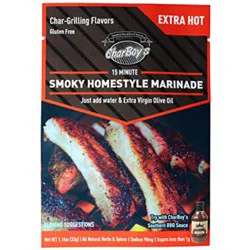 Charboy's Homestyle Mild Makes A Flavorful And Smoky Rib Chicken Or Fish Dish Marinade - 1.16 Oz