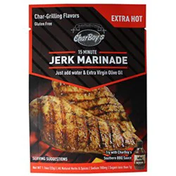 Charboy's Extra Hot Makes Super Spicy And Flavorful Jerk Chicken Fish Or Ribs Marinade - 1.16 Oz