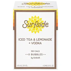 Surfside Vodka Half & Half Cans - 4-355 Ml