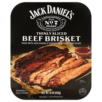 slide 1 of 1, Jack Daniels Thin Sliced Beef Brisket - 15 Oz, 15 oz