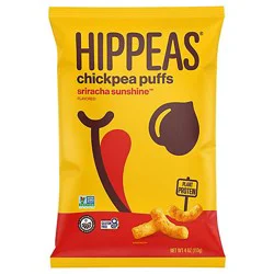 Hippeas Puffs Chickpea Sriracha Sunshine - 4 Oz