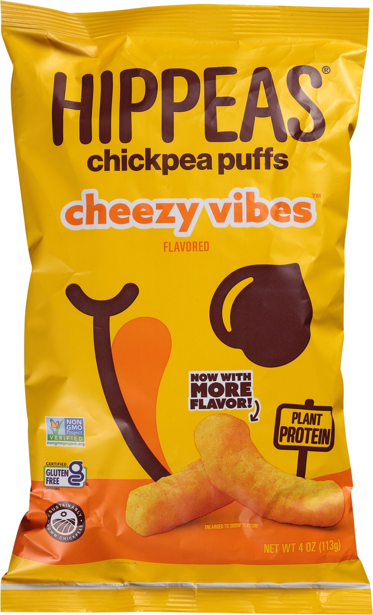 slide 2 of 13, Hippeas Puffs Chickpea Nacho - 4 Oz, 4 oz