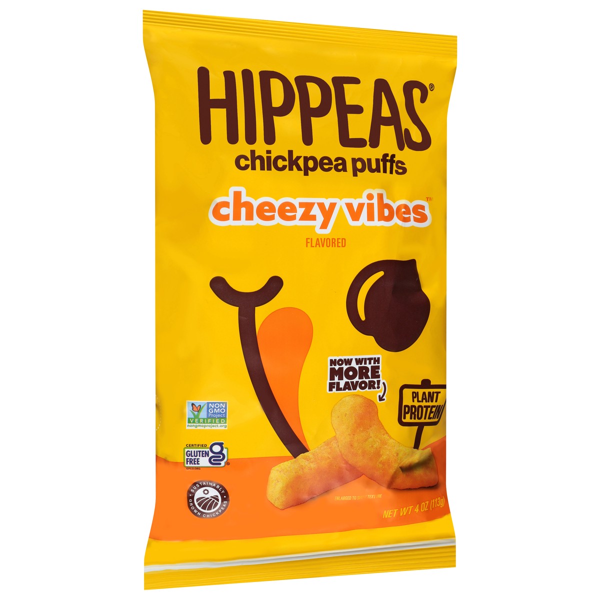 slide 12 of 13, Hippeas Puffs Chickpea Nacho - 4 Oz, 4 oz