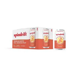 Spindrift Peach Strawberry Sparkling Water - 8-12 Fl. Oz.
