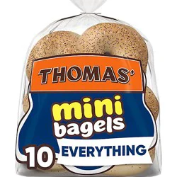 Thomas Everything Mini Bagels 10 Count - 15 Oz