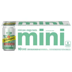 Schweppes Ginger Ale 10-7.5fz - 10-7.5fz