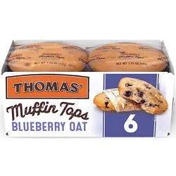 Thomas Blueberry Oat Muffin Tops 6 Count - 10.5 Oz