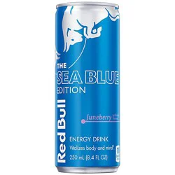 Red Bull Sea Blue Edition Energy Drink Juneberry - 8.4 Fz