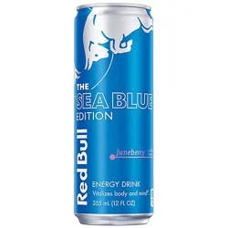 Red Bull Sea Blue Edition Energy Drink Juneberry 114mg Caffeine - 12 Fl. Oz.