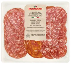 Charcuterie Trio Selection Salame Milano Hot Soppressata Prosciutto Crudo - 4 Oz