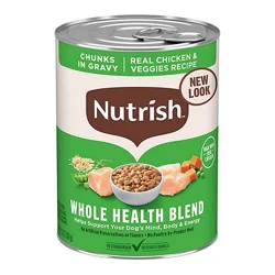 Rachael Ray Nutrish Chunks In Gravy Dog Food, Beef & Chicken - 13 Oz. Can - 13 Oz