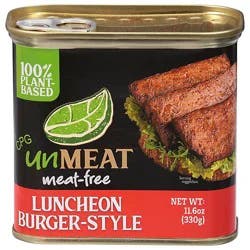 Unmeat Meat-Free Lunchoen Burger - 12 Oz