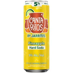 Cantaritos Pineapple Hard Soda In Cans - 25 Fl. Oz.