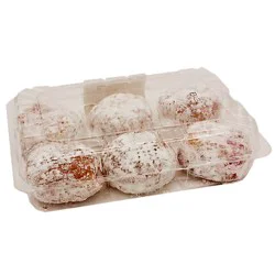 Raspberry Mini Donuts 6 Count - Each