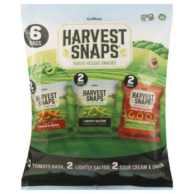 slide 1 of 1, Harvest Snaps Snack Crisps Mixed Bag - 5.3 Oz, 5.3 oz