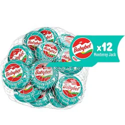 Babybel Mini Monterery Jack Snack Cheese 12 Count - 8.5 Oz