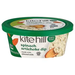 Kite Hill Dip Spinach Artichoke - 8 Oz