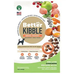 Better Kibble Semi-Moist Gourmet Dog Food, Deluxe Chicken - 1 Lb - 1 Lb