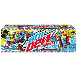Mtn Dew Summer Freeze Soda - 12 - 12 Fl. Oz.