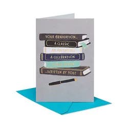 American Greetings Book Stack Graduation Card - Each