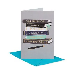 American Greetings Book Stack Graduation Card - Each