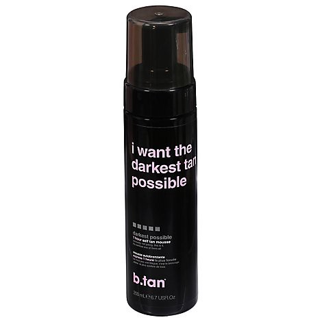 slide 1 of 1, B.tan I Want The Darkest Tan Possible Self Tan Mousse - 6.7 OZ, 6.7 oz
