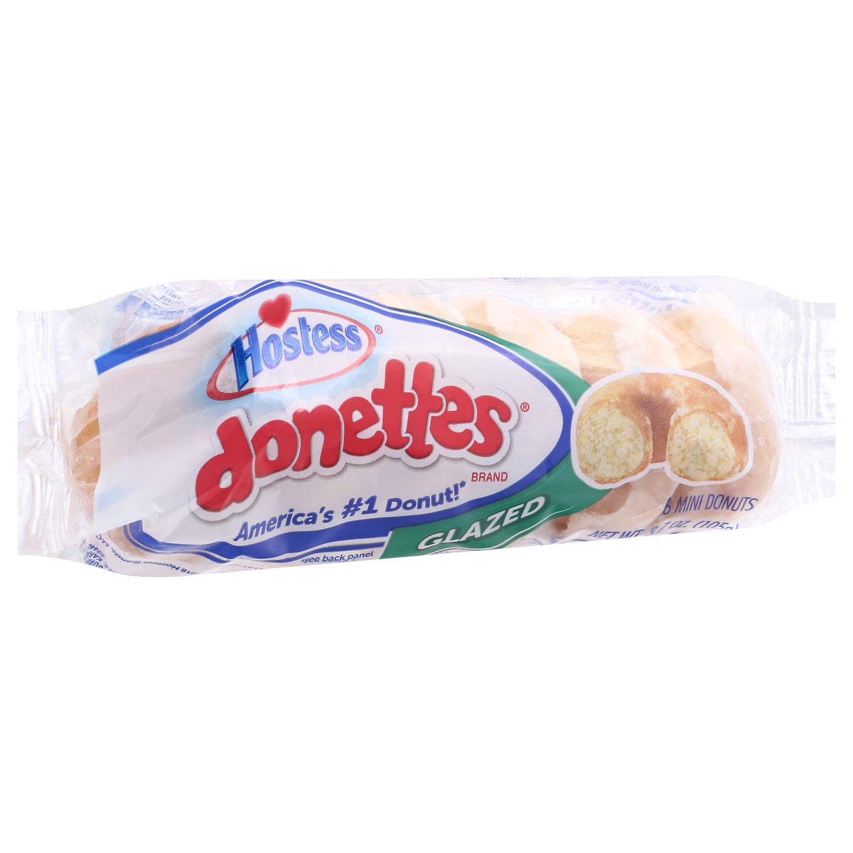 slide 2 of 9, HOSTESS Glazed DONETTES Single Serve, 3.7 oz, 3.7 oz