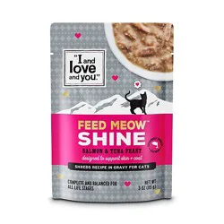 I And Love And You Feed Meow Shine Salmon & Tuna Feast Functional Wet Cat Food - 3 Oz