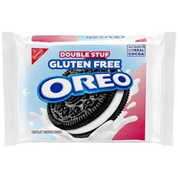 Oreo Double Stuf Gluten Free Chocolate Gluten Free Sandwich Cookies Pack - 12.47 Oz