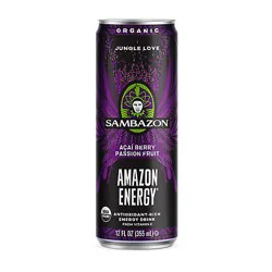 Sambazon Amazing Energy Acai Berry Passionfruit - 12 Fz