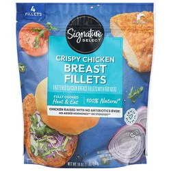 Signature Select Chicken Fillets Crispy 16 Oz - 16 Oz