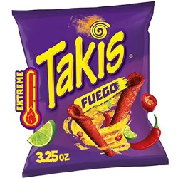 Takis Fuego Hot Chili & Lime - 3.25 Oz