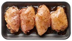 Chicken Thighs With Bourbon Pepper Marinade Up To 10% Solution - Lb