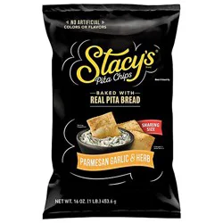 Stacys Pita Chips Parmesan Garlic Herb - 16 Oz