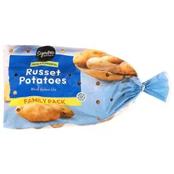 Signature Select/farms Potatoes Russet Family Pack - 8 Lb