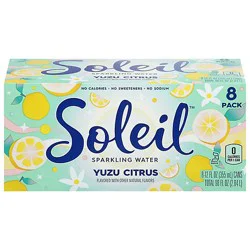 Soleil Yuzu Citrus Sparkling Water - 8-12 Fl. Ozz