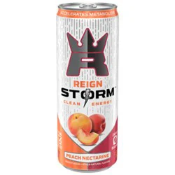 Reign Storm Peach Nectarine Energy Drink - 12 Fl. Oz.