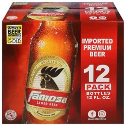 Famosa Imported Lager Beer 12pk Bottles - 12-12 Fz