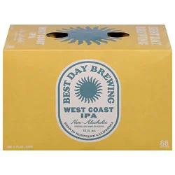 Best Day West Coast Ipa Non-Alcoholic In Cans - 6-12 Fl. Oz.