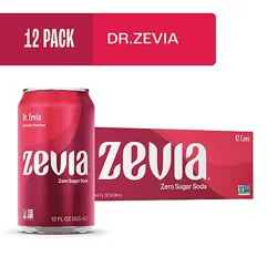 Zevia Zero Sugar Dr. Zevia Soda - 12-12 Fl. Oz.
