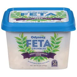 Odyssey Cheese Feta Crmbl Medtrn - 6 Oz