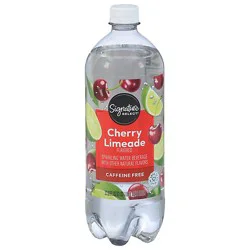 Signature Select Cherry Limeade Sparkling Water - 1 Liter