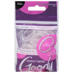 Goody Polyband Forever Clear 150ct - 150 Ct
