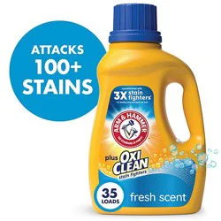 Arm & Hammer Plus Oxiclean Fresh Scent 35 Loads Liquid Laundry Detergent - 45.5 Fl. Oz.