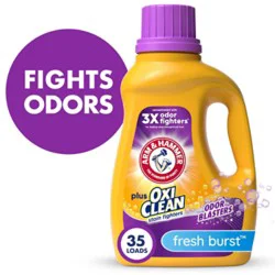 Arm & Hammer Plus Oxiclean Odor Blasters Fresh Burst Liquid Laundry Detergent - 45.5 Fl. Oz.